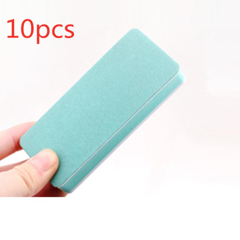 Conjunto profissional de polimento, bloco de lixa de unha colorido, tampão de bloco de polimento profissional, esponja de manicure para ajuste, ferramentas para arte em unhas, unissex com 10 peças: 10pcs