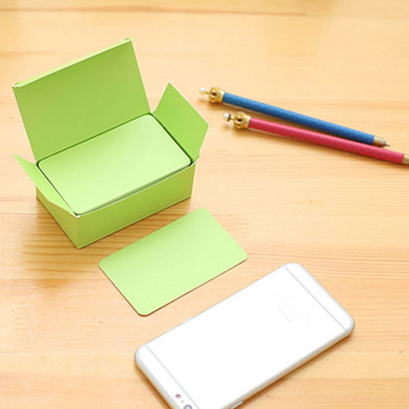 100 Pieces Black Cards White Blank Card Christmas Valentine's Day DIY Paper Box