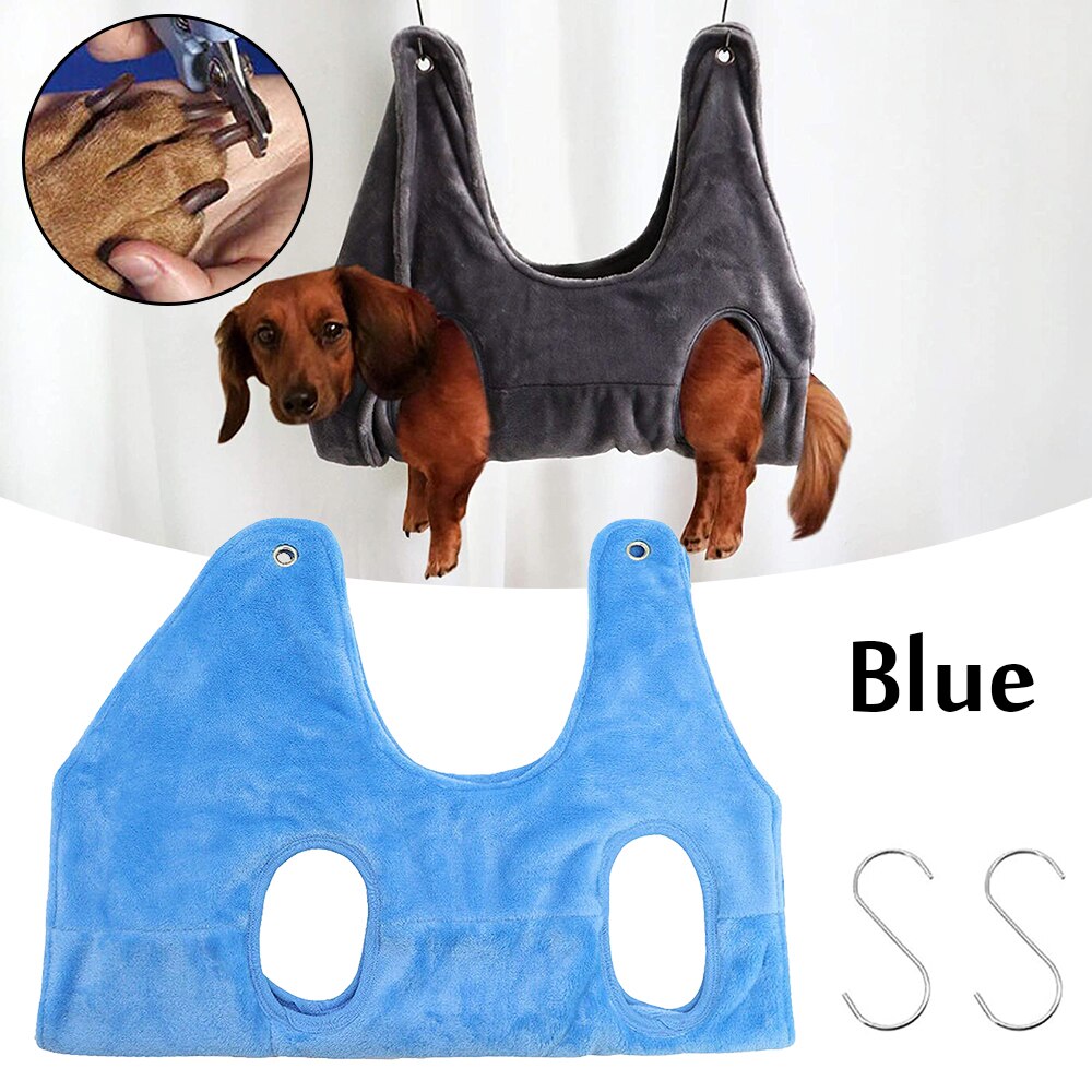 Cama colgante para gato, hamaca de tela de One Piece, transpirable, para baño, gato, perro, mascota, 3 colores, gris: Blue