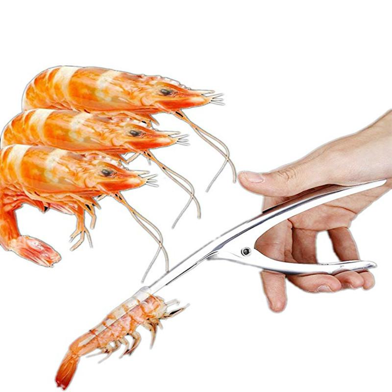 Éplucheur de crevettes créatif en acier inoxydable 304, appareil pratique  pour éplucher les crevettes, couteau de pêche, cuisine, outils de Gadget de  fruits de mer