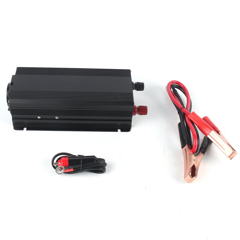 Inversor de energía Solar del coche DC 12 a AC 230V modificado convertidor 400W EU protección de sobrecarga convertidor de onda sinusoidal