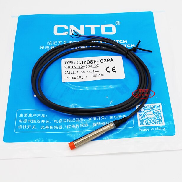 1PCS CNTD CJY08E-02PA CJY08E02PA PROXIMITY SENSOR BRAND