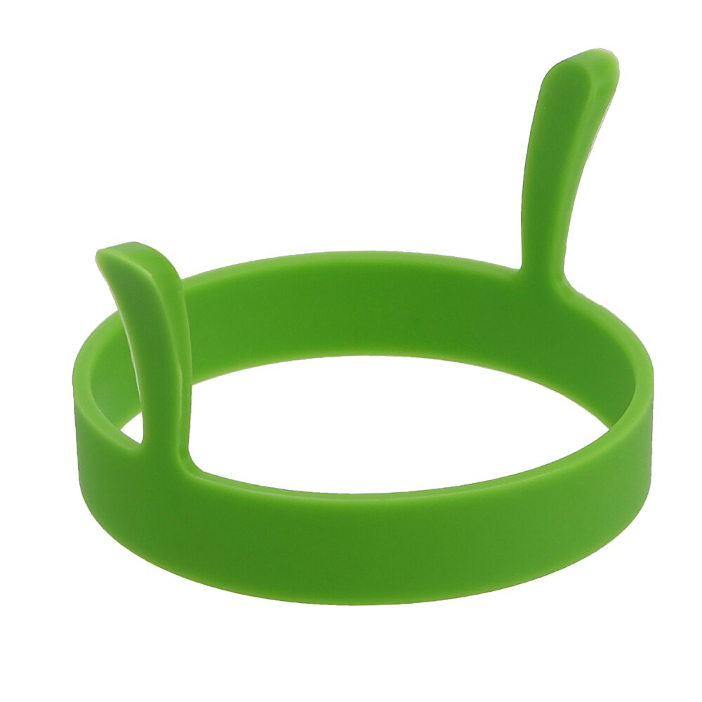 NICEYARD Egg Round Mold Pancake Ring Non-toxic Kitchen Accessories Silicone Omelette Fried Egg Shaper Cooking Tool: Green