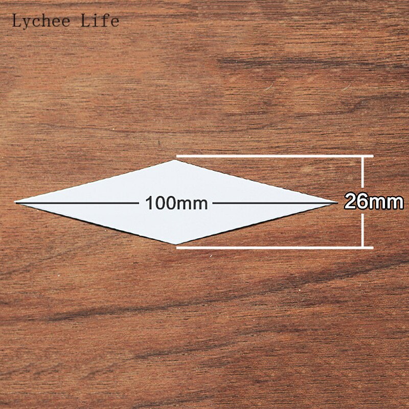 Lychee Life Stretched Hexagon Templates Paper Stencils Quilting Patchwork Sewing Craft DIY Home Decor: 10x2.6CM