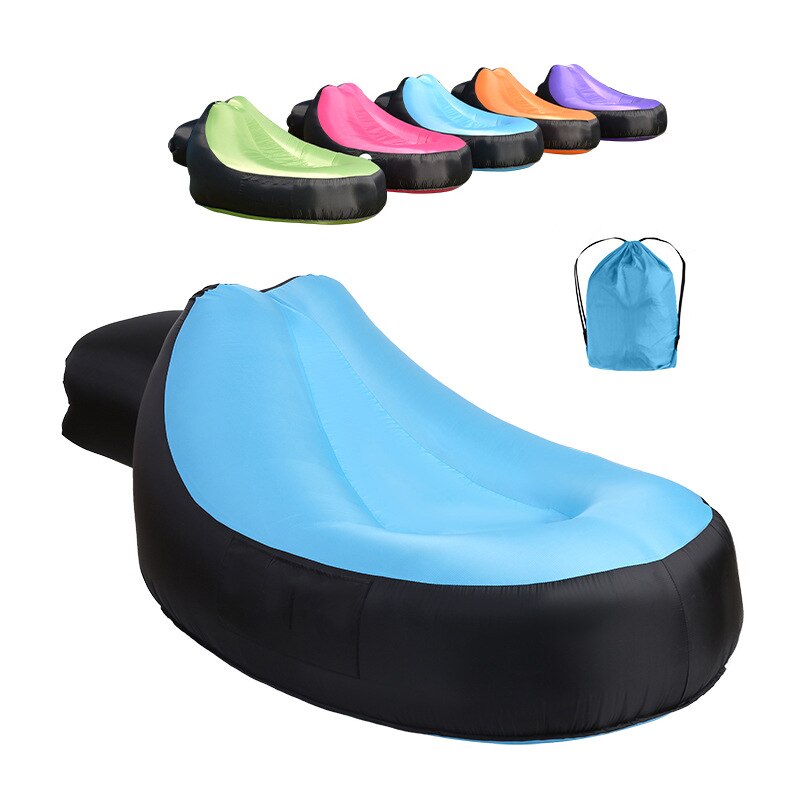 Beach Lounge Chair Outdoor Lazy Inflatable Sofa Indoor Portable Inflatable Bed Camping Pad Camping Equipment Sillon De Playa