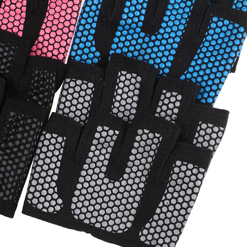 Guantes de medio dedo para Fitness para hombre y mujer, para Crossfit, entrenamiento, gimnasio, levantamiento de pesas de potencia, culturismo, Protector de manos