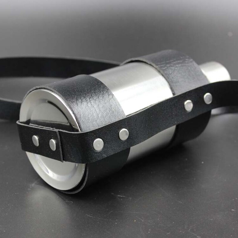 500Ml Rvs Heupfles Alcohol Lederen Bier Fles Draagbare Pocket Whisky Heupfles Water Flessen Drank Fles Petaca