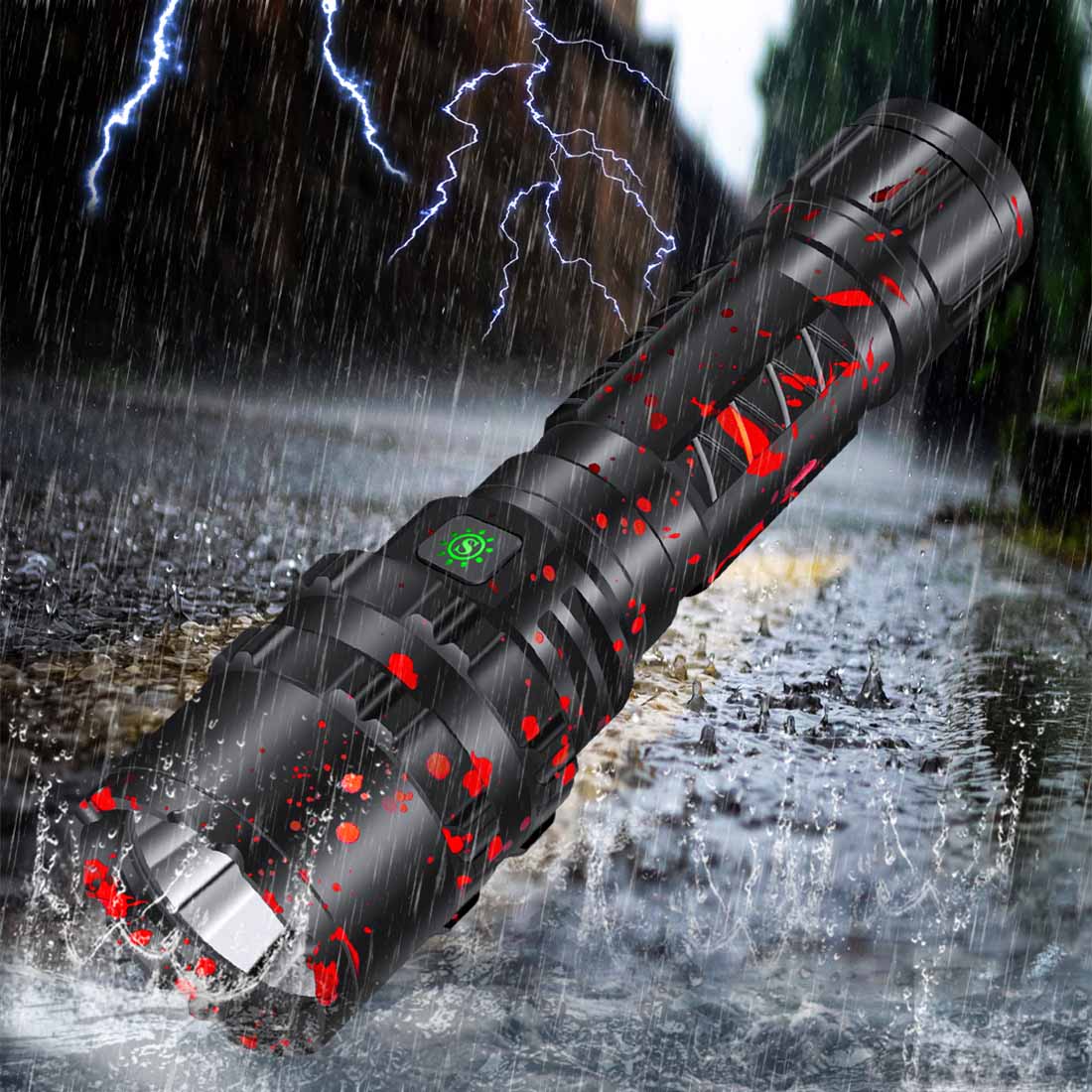 Yunmai 3800 Lumen Jagd licht Taschenlampe LED licht Taktische Wiederaufladbare leistungsstarke Wasserdicht Scout Taschenlampe 5 Modi 18650/26650
