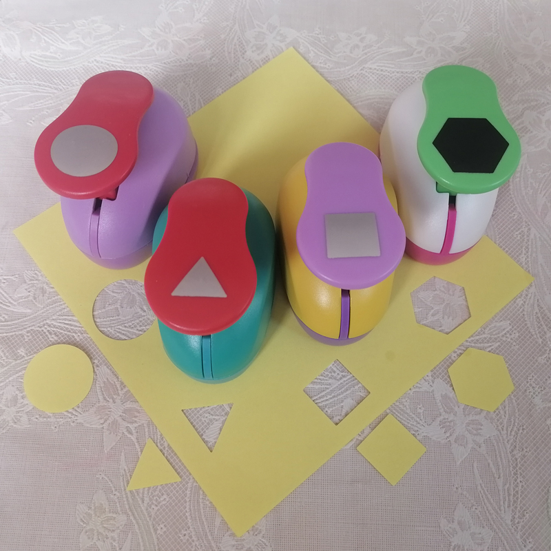 Furador de flores de 1,8 cm - 2,5 cm, perforador para hacer espuma Eva con corte de papel artesanal, álbum de recortes, ahorro de trabajo para niños, perforadora DIY hecha a mano