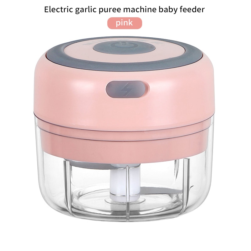 Elektrisk mad hvidløg grøntsagshakker babymad maker kværn knuser presse til nødder kød frugt genopladelige fødevarer kværn værktøj