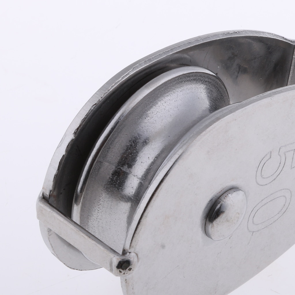50mm Single Sheave Pulley Block with Swivel Eye 304 Stainless Steel
