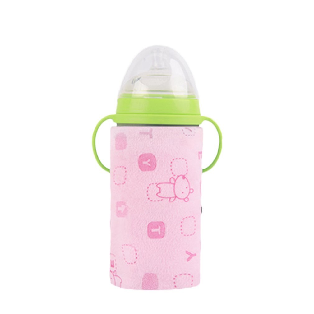 USB-flesverwarmer Voor Babyvoeding,Flessenwarmer Voor Baby's, Baby Melkverwarmer Flessenverwarmer Houder,Draagbare Melkfles Reisverwarmer Verwarmingsdeksel Thermostaat Voor Borstvoeding Nachtvoeding