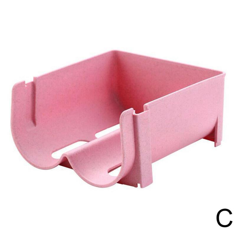 Anti-Val Water Fles Wijn Opbergrek Glas Bier Koelkast Opslaan Box Houder Lade Drink Ruimte Fles Drank Dispe: Roze