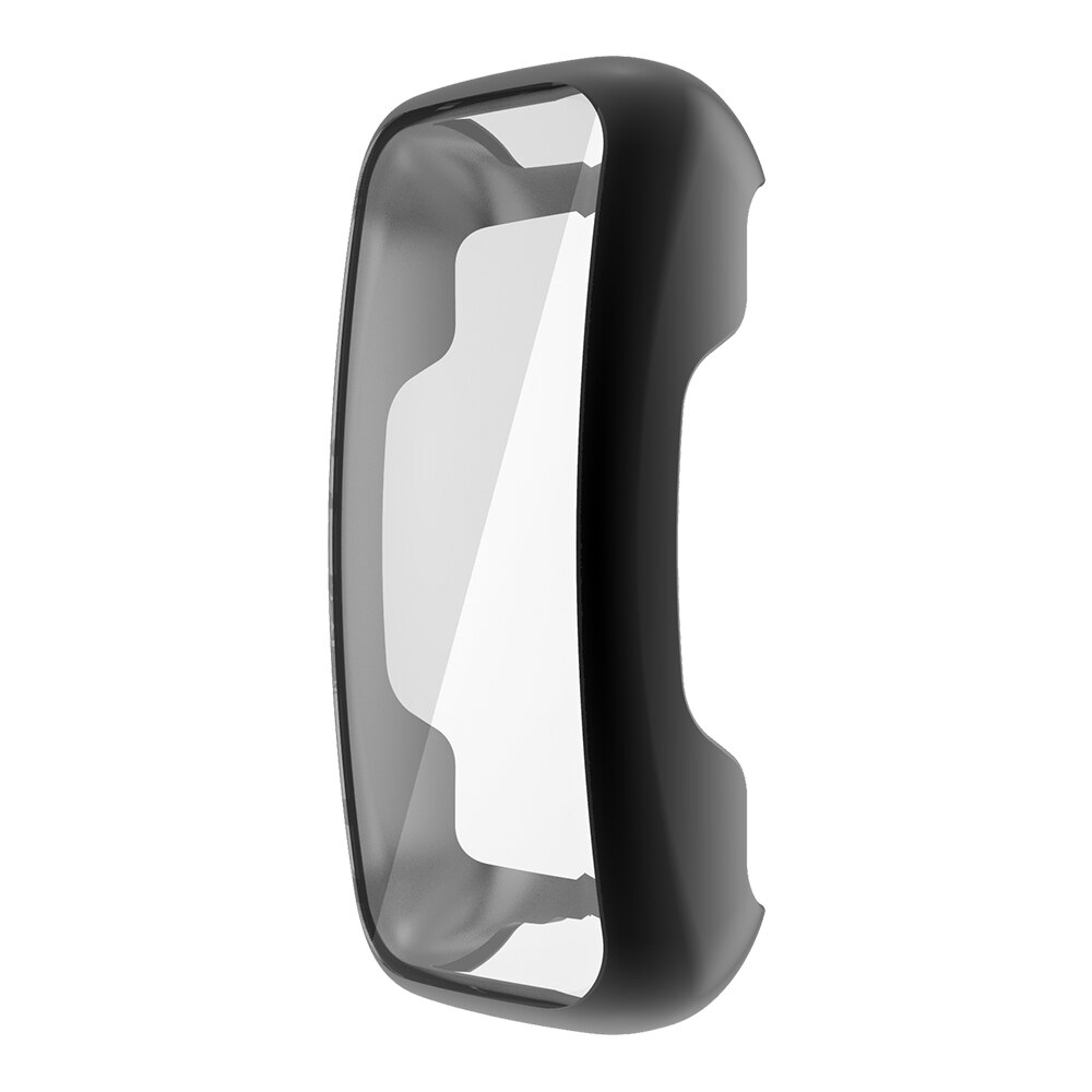 Screen Protector Cover for Fitbit Inspire 2 Watch Case Inspire2 Flexible TPU Bumper Scratch-resistant Soft Shell: Black