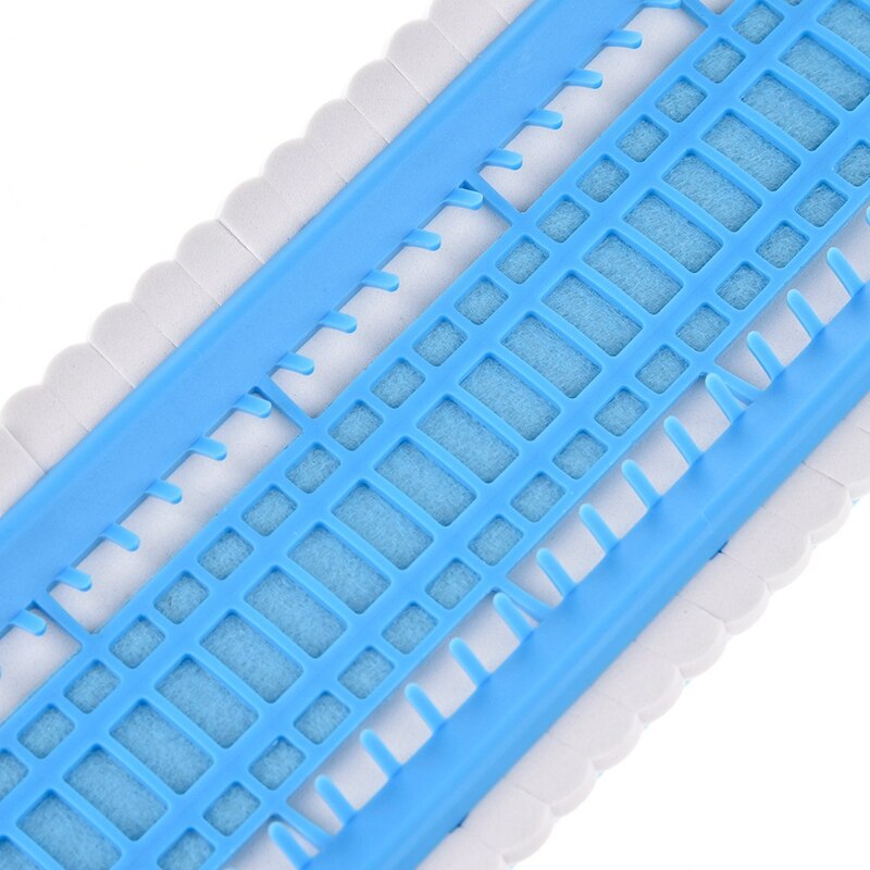 Organizador de hilo dental Kit punto de cruz bordado hilo proyecto dedicado herramienta 50 posiciones alfileres agujas de coser hilo titular herramientas Cro