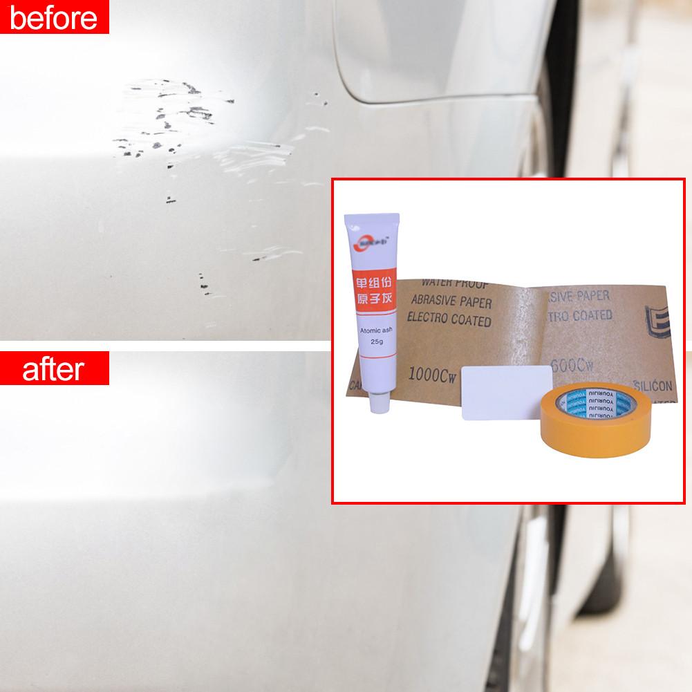 25g bilkarosseri spartel ridsefyld maling penassistent glat reparationsværktøj 1 stk universal bil autopleje 7 stk/sæt