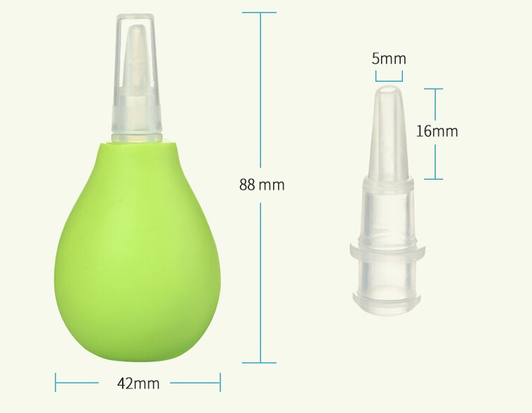 Infant Nasal Manual Clean Tools Suction Device Snot Mouth Suck Type Neonatal Sucker Tool Nose Supplies Soft Head Child Cleaner