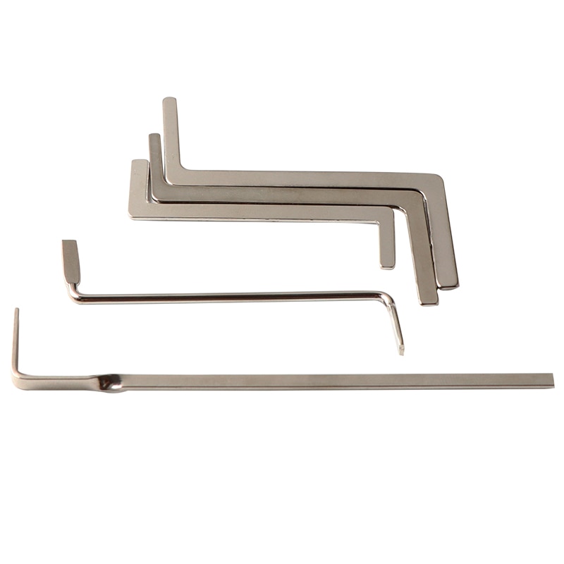 Feng Ye Transparent Visible Pick Cutaway Practice Padlock Lock With Broken Key Removing Hook Kit Extractor Set Locksmith Tool