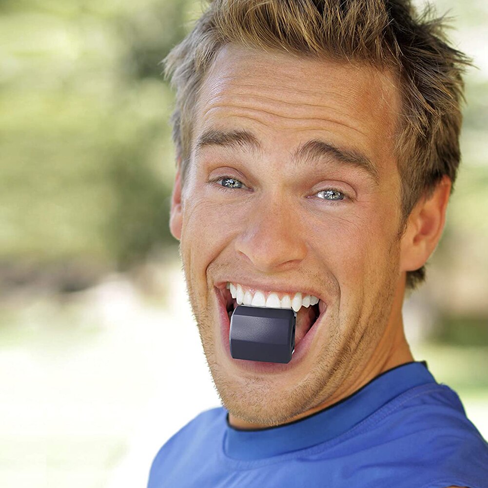 Silica Gel Jaw Line Exercise Ball Neck Face Toning Jaw Muscle Fitness Ball Double Chin Face Slimming Ball