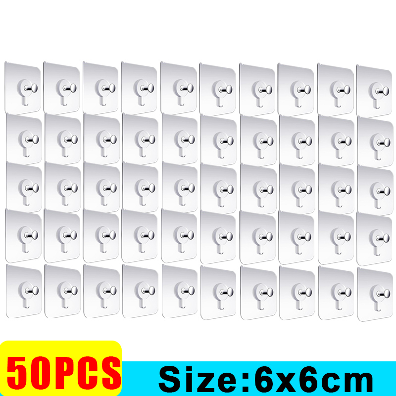 Ganchos adhesivos fuertes, soporte para marco de fotos, póster, reloj, sin ganchos de perforación, hogar, cocina, baño, colgador impermeable, ganchos de tornillo: Amarillo claro