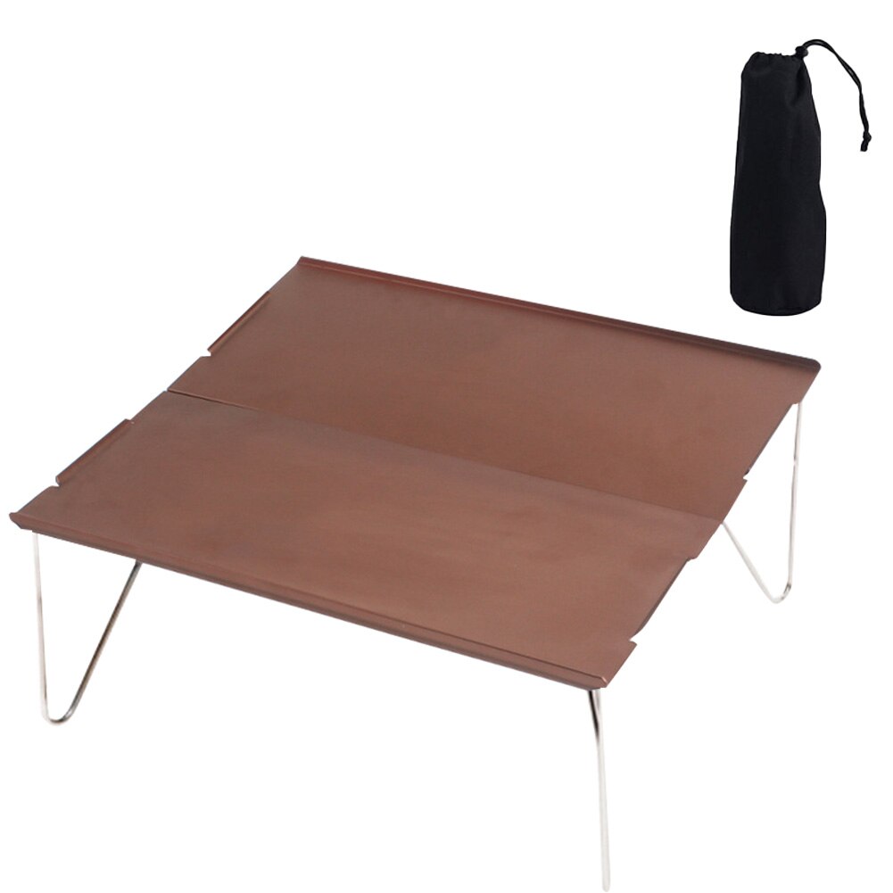 Mini Foldable Aluminium Alloy Table Desk Outdoor Garden Camping Hiking Picnic Tea Table Durable lightweight Desk