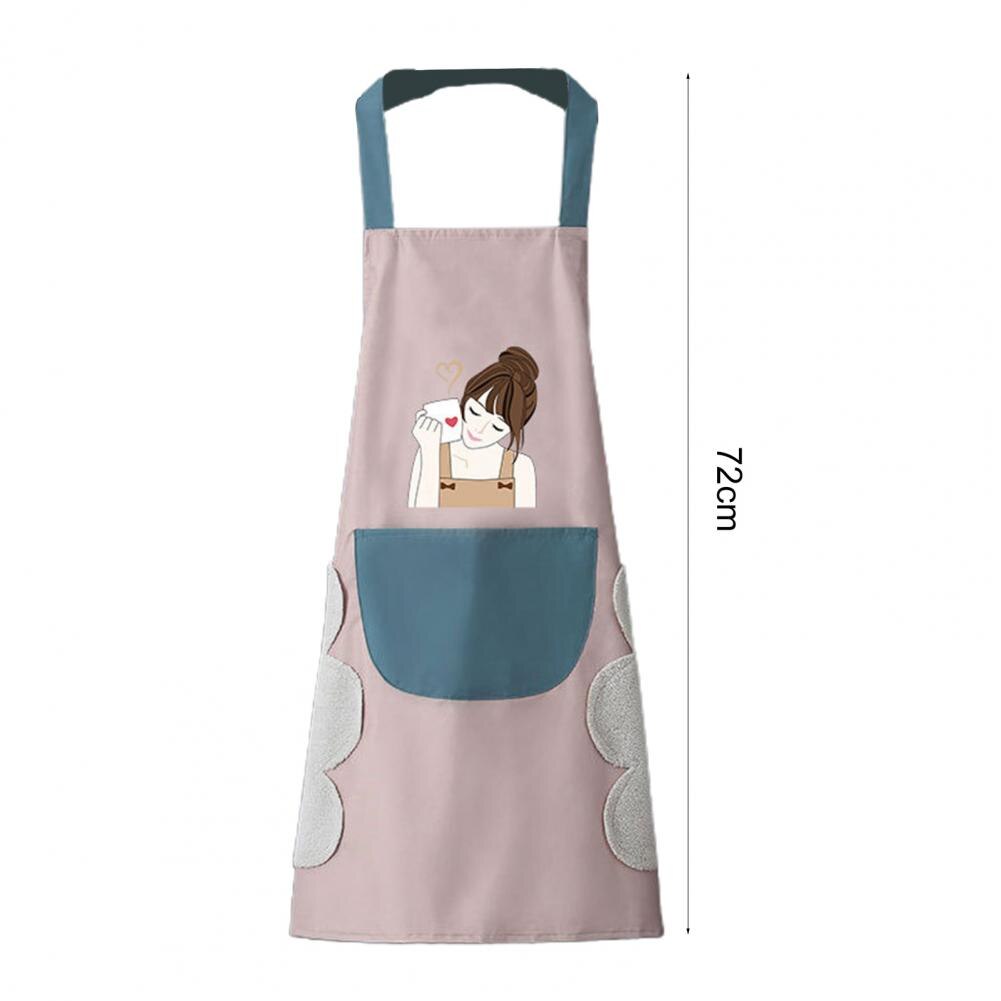 Anti-verformt Schürze mit Hand Spitze hoch Kochen Schürze Handtuch Einstellbare Schnalle Küche Schürze PVC Garten Schürze Kochen Gerät
