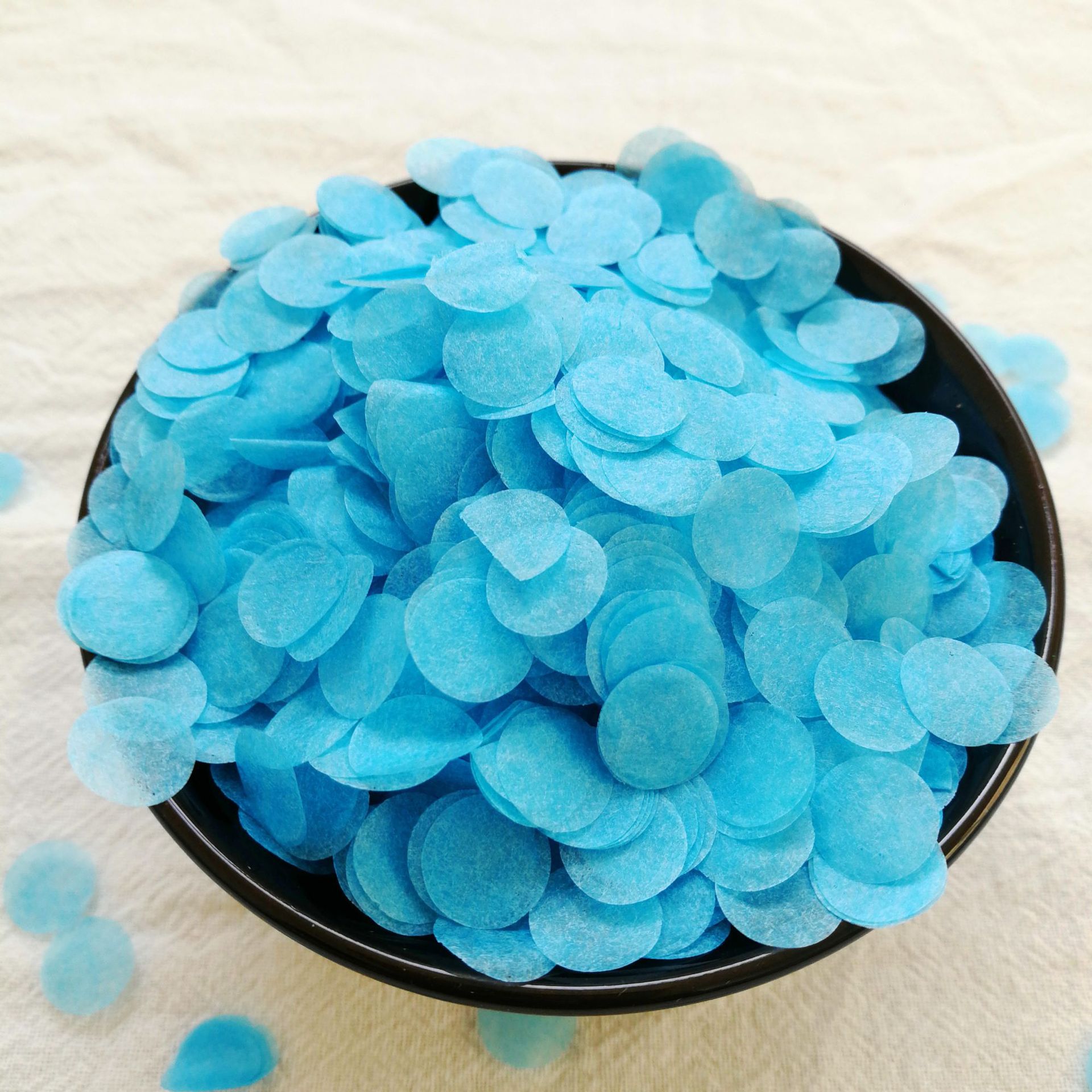 30g Konfetti Kolorowe Papierowe Konfetti Biodegradowalne Konfetti Różbyć winnym Koła Recyklingowalne Urodziny Ślub Czerwony Niebieski Czarny