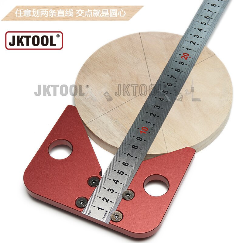Center finding Gauge with 45 degree angle scribe round center line scribe Center Marking Gauge