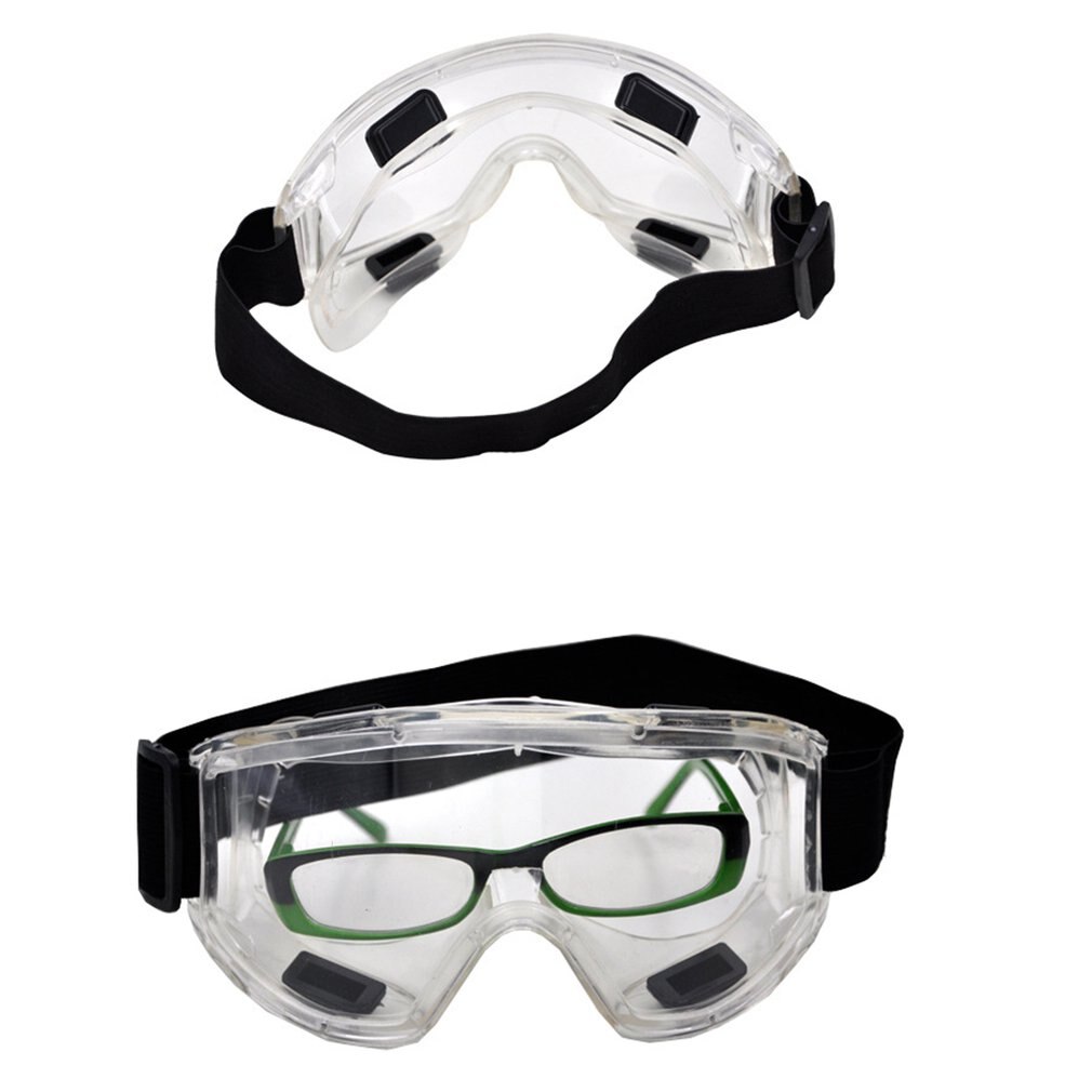 Clear Safety Goggles Workplace Eye Protective Wear Labour Working Protective Glasses Wind Dust Anti-fog Glasses 1pcs