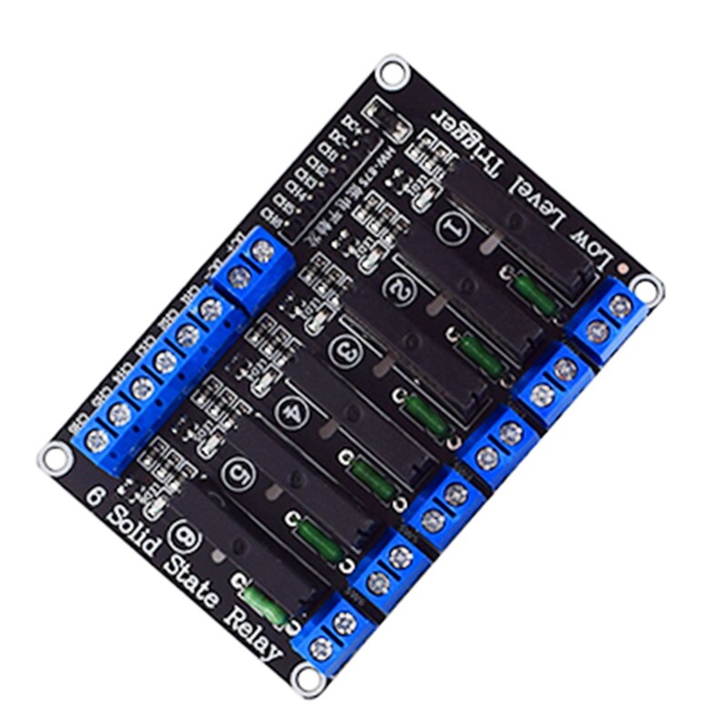 1/2/4/6/8 Solid State Relay Module High Level Low Level 3V5V12V24V Load 250V2A