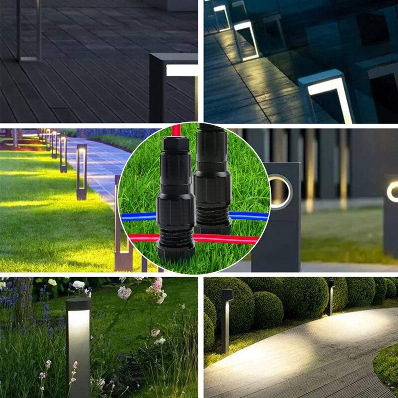 20Pcs Laagspanning Landschap Draad Connector Installeren Landschap Verlichting Connector 12-14 Gauge Draad