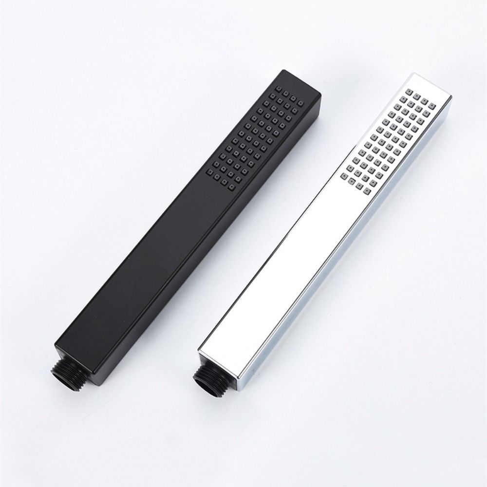 Square Handheld Shower Head Single Function Universal Water-saving Sprinkler High Pressure Shower Sprayer