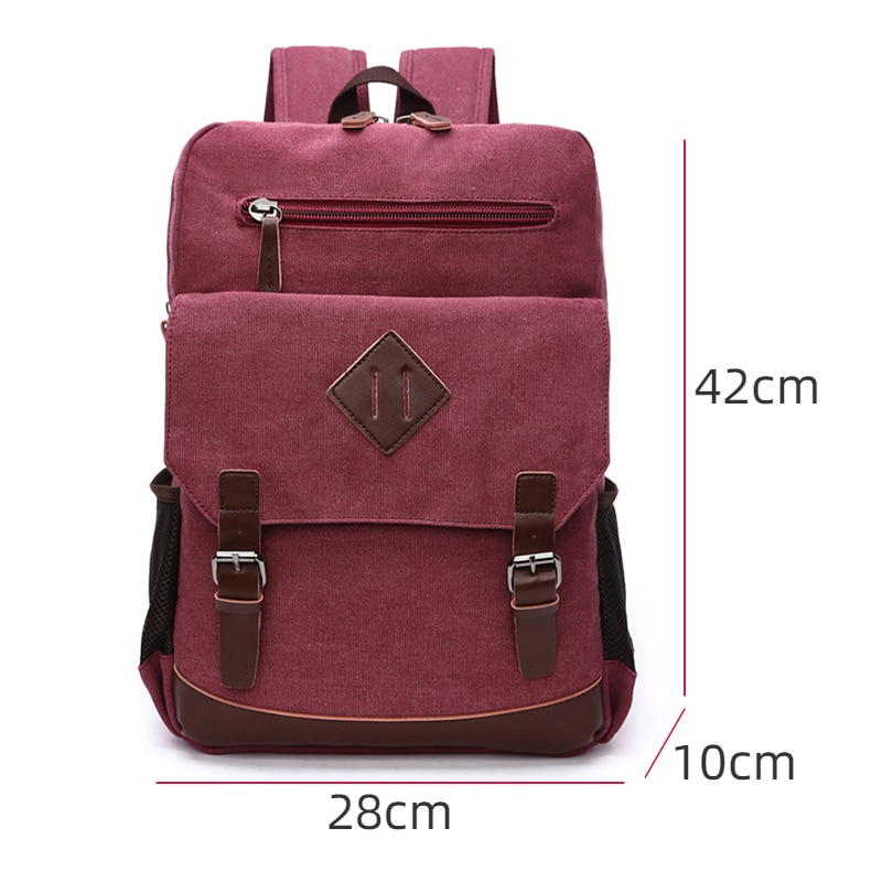 Xiaomi canvas-rucksack für damen und herren, vintage-rucksack, passend für die meisten 15.6- zoll-laptops, schulrucksack, gucci-rucksack für herren