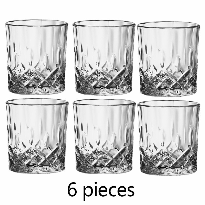 1 stk whisky vinglass blyfritt høykapasitets ølglass vin kopp bar hotell drikkevarer merkevare vaso copos øl steins: 6 stk