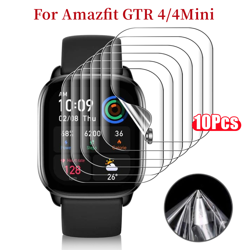 For Amazfit GTS 4 Mini GTS4 Soft Screen Protector HD Anti-scratch Hydrogel Film For Huami Amazfit GTS 4 / 4Mini Accessories