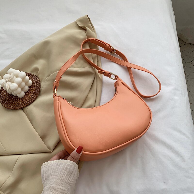 Novas mulheres ombro crossbody bolsa feminina nova marca casual grandes totes de alta qualidade couro do plutônio senhoras hobo saco do mensageiro sac um principal: Laranja