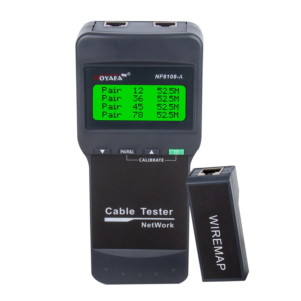 NOYAFA NF-8108A Network LAN Cable Tester Meter Cat5 Phone RJ45 RJ11 BNC Cat5E/ 6E UTP STP