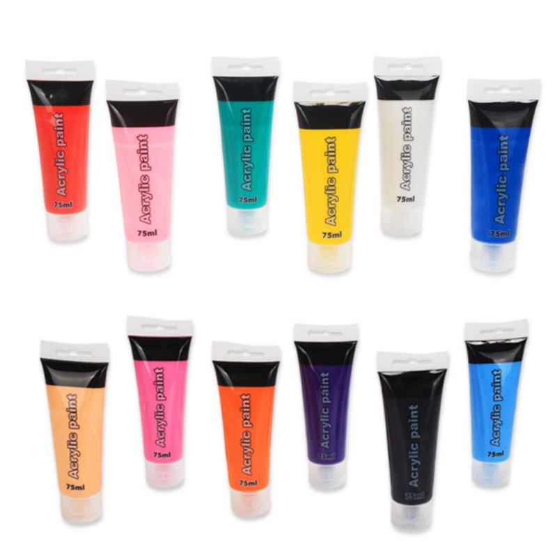 75ml Acrylic Hose Art Painting Single Paint,Wall Painting,Graffiti Paint, Hand-painted Pigment 12 Colors Available #2