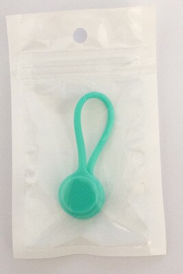 3pcs/pack Cute Magnet Earphone Cable Holder Clips Korean Kawaii Accessories Stationary Cord Winder Organizer Desk Office Set: blue