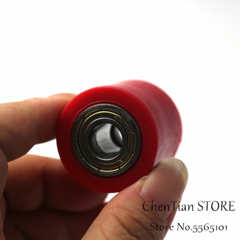 8mm 10mm Drive Chain Roller Pulley Wheel Slider Tensioner Wheel Guide For Street Bike Enduro Motorcycle Motocross ATV CRF CR XR
