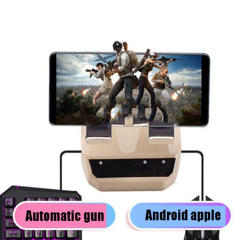 Dual USB Ports Mobile Phone Game Controller Mouse Keyboard Kit Battledock Converter