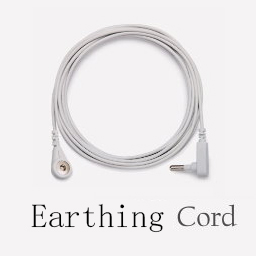 Earthing Cord / Socket Adapter / Rod / Bracelet for Grounding Sheet / Earthing Pillowcase/ Grounded Mat: Silver