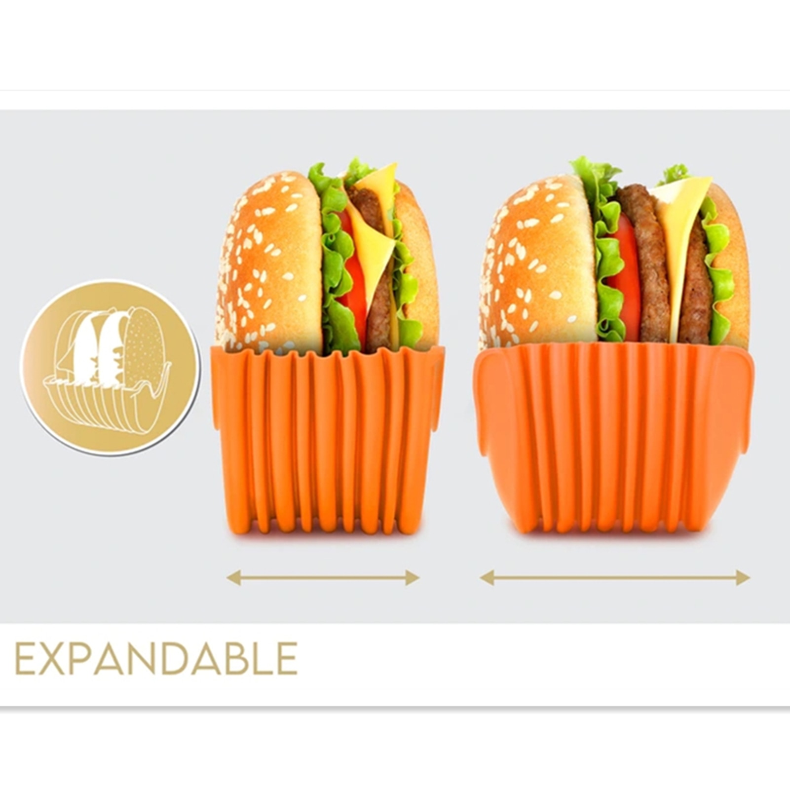 Plastic Hamburger Clip Original Beef Press Patty Mould Burger Holder Hamburger Bun Shell Kitchen Tool