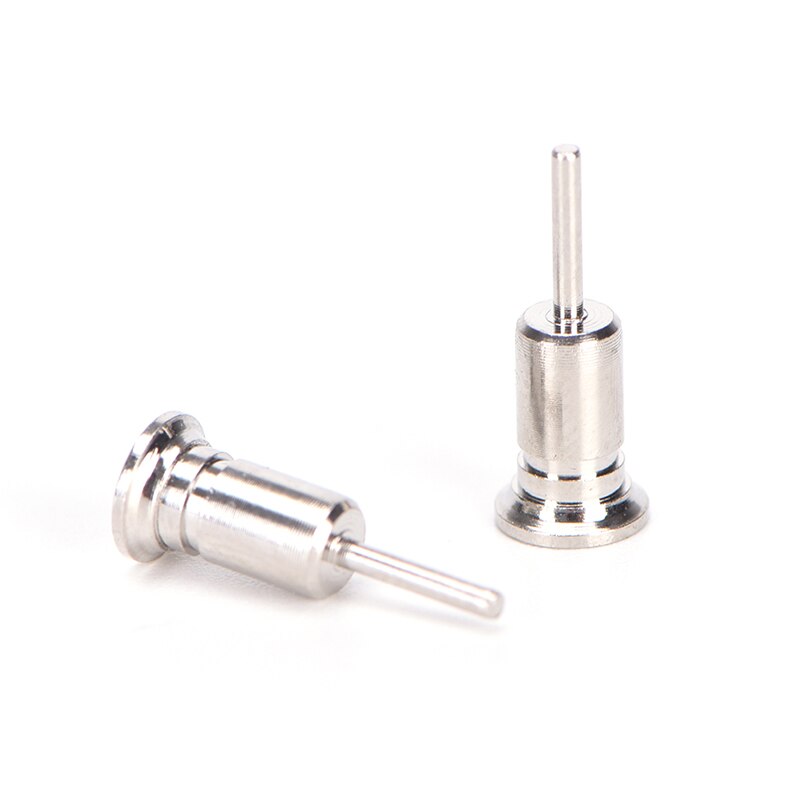 2 pièces bouchon Anti-poussière en métal pour téléphone intelligent prise Anti-poussière 3.5mm écouteur