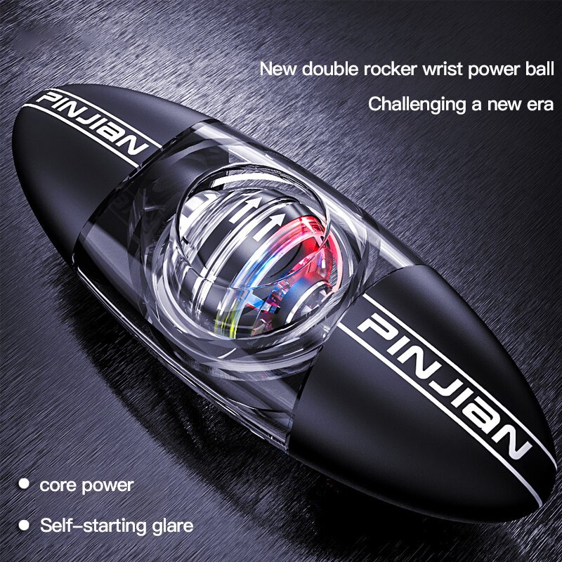 Wrist Ball Deluxe Edition Power Wrist Ball Gyroscope Rotating Wrist Rotor Gym Grip Exerciser Gyro Fitness Ball Muscle Relaxation