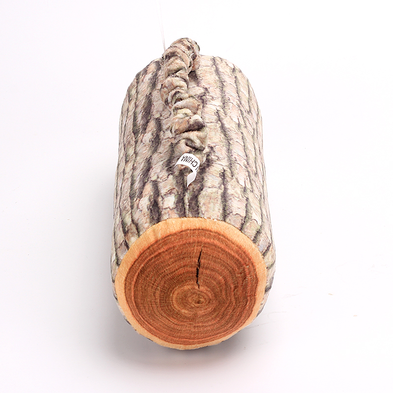 Creatieve Hout Log Vorm Zachte Auto Seat Hoofdsteun Body Neksteun Kussen Thuis Bed Rugkussen Zachte Hals Gooi kussens