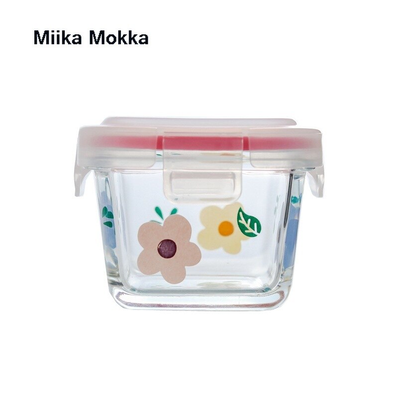 Japanse Stijl Transparant Glas Salade Kommen Met Deksels Container Dispenser Cake Fruitschaal Dessert Snack Kom Keuken Organizer