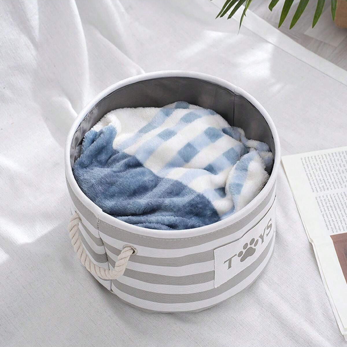 Mir de Rangement en Tissu pour Jouets et Snacks pour Animaux de Compagnie, Divers, 1 Pièce