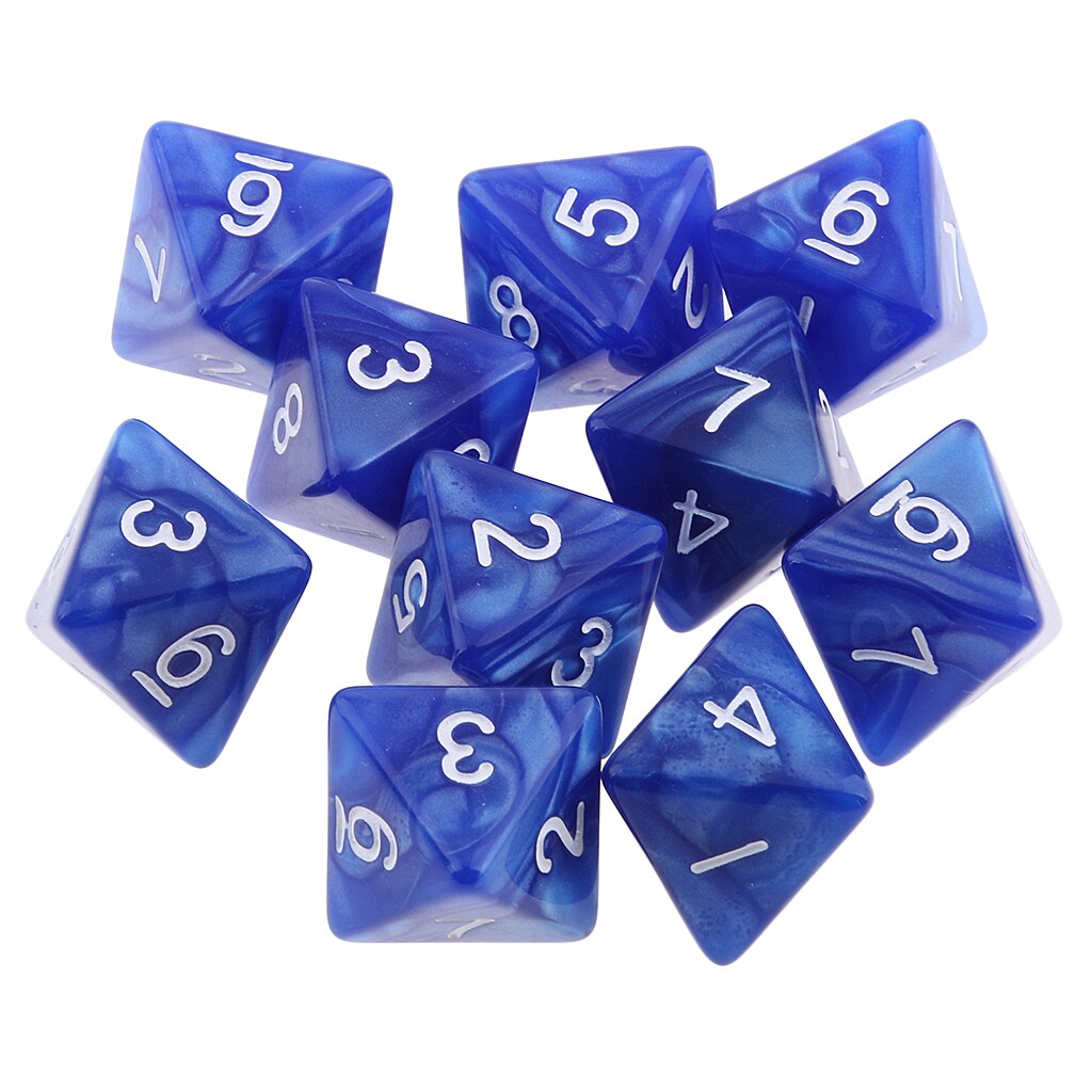 10pcs 8 Sided Dice D8 Polyhedral Dice Eight for Pa... – Vicedeal