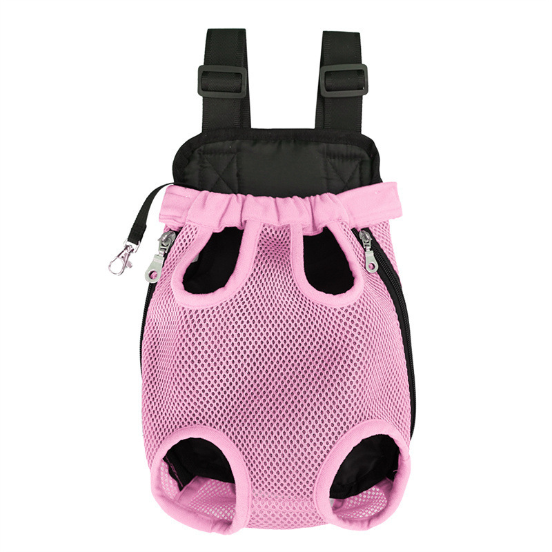 Huisdier Kat Hond Dubbele Schouder Ademend Draagbaar Reizen Hondendraagtas Rugzak Mesh Draagtas Voortas Kleine Hond Katten Buiten: XL / Ivoor Geel